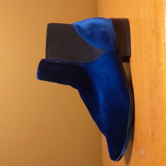 Aldo blue velvet booties - Picture 5 of 8